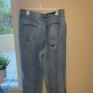 rebellion mom jeans size 12